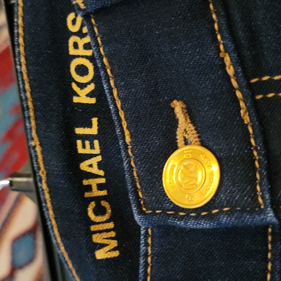 Michael Kors overdyed Izzy Skinny jeans.  Size 6 NWT stretchy mid-rise cargo poc - Picture 7 of 14